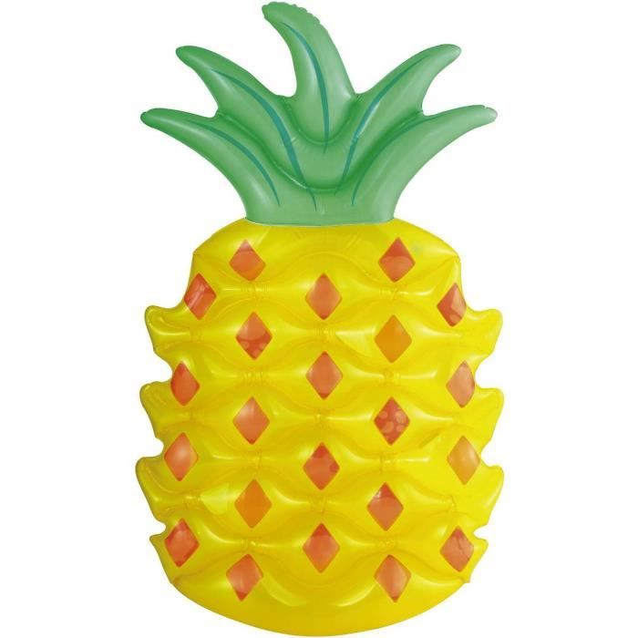 Bouée gonflable Ananas - 183 x 113 x 14 cm