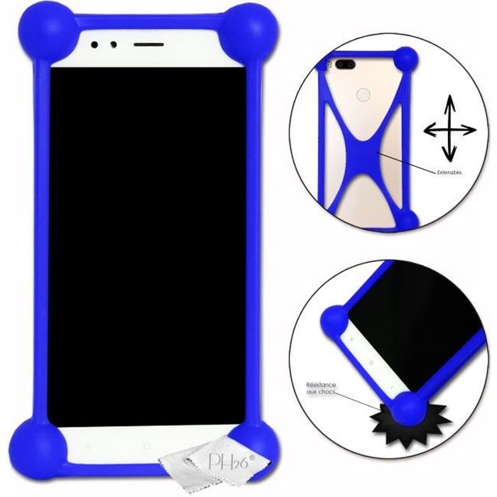 Coque Bumper antichoc pour Samsung Galaxy M13 Super Silicon Bumper de qualité pour Samsung Galaxy M13 - BLEU