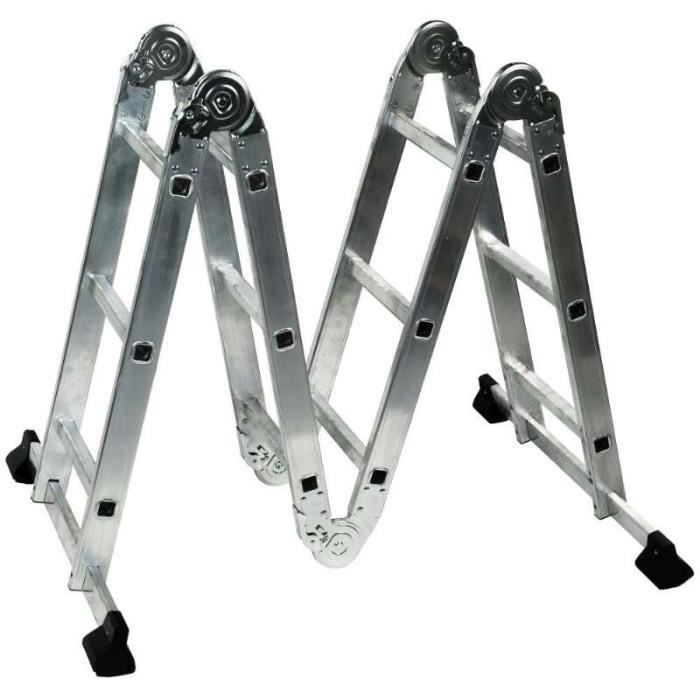 Échelle transformable multifonction alu