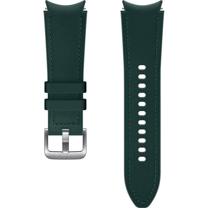 Bracelet Galaxy Watch4 Classique Cuir 115mm Vert
