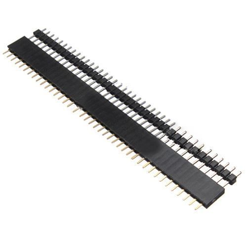 2.54mm Connecteur Bande Droite une seule Rangée 40 PIN Male Female Single Row