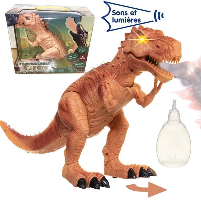 Jouet Dinosaure Tyrannosaure qui marche et crache de la vapeur - Avec Son et Lumière - Tyrannosaurus Rex