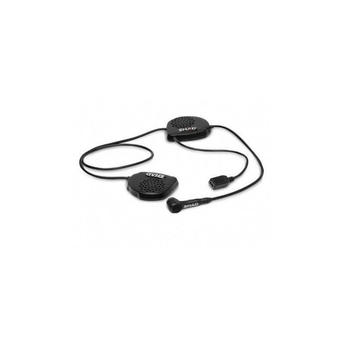 KIT MAINS-LIBRES SHAD BLUETOOTH BC 22 ADAPTABLE CASQUE INTEGRAL - 2 ECOUTEURS