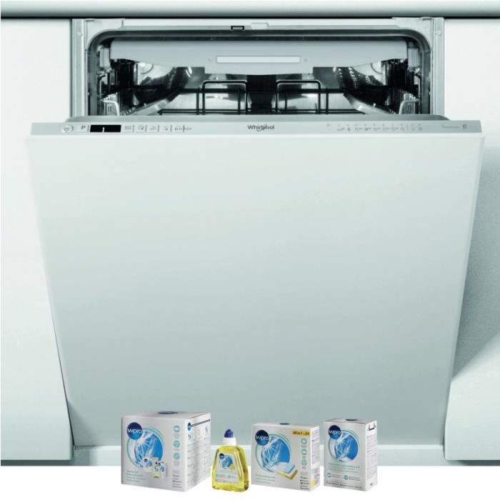 WHIRLPOOL Lave-vaisselle tout intégrable encastrable 43dB 14 couverts 60cm Tiroir à couverts 82