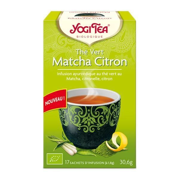 INFUSION Infusion Thé Vert Matcha Citron YOGI TEA - 17 sachets
