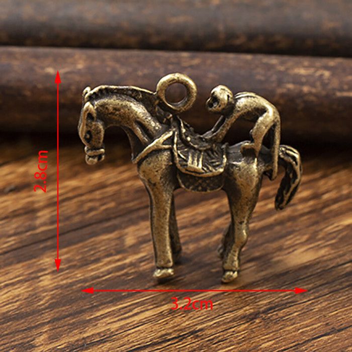 Statue De Bœuf En Laiton Doré - Sculpture Feng Shui, Décoration De Bureau, Symbole De Force Et De Prospérité