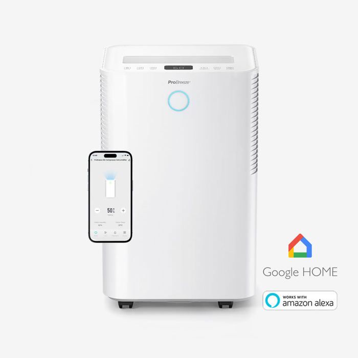 Déshumidificateur - OmniDry - 20L - Silencieux - Économies dénergie - Filtre à eau lavable