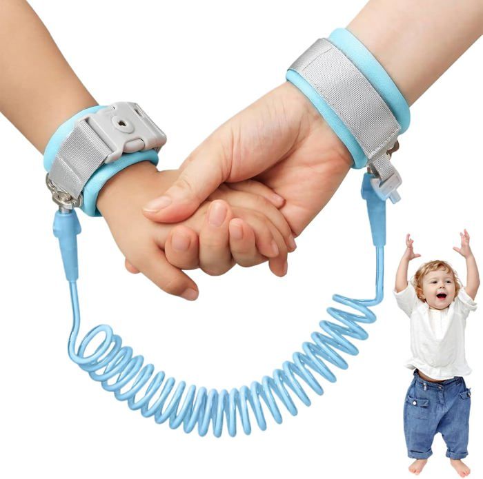 2 Pièces Harnais De Sécurité Anti-Perte Enfant Avec Laisse - Sac à Dos Et Bracelet Poignet Pour Empêcher De Se Perdre