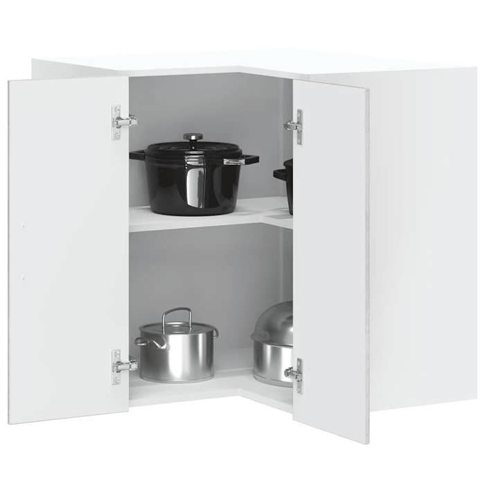 SALE 2025Vitrine cuisine suspendue - Armoire murale dangle de cuisine Kalmar - Gris béton -214 Kg 5687