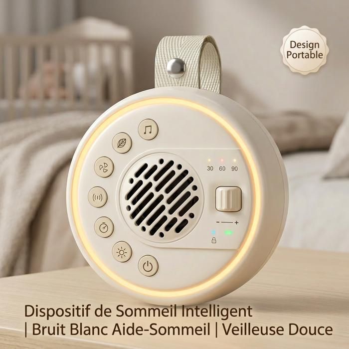 Mini appareil de bruit blanc coloré portable mini appareil de poche pour bébés adultes et enfants 22 sons minut BOITE A MUSIQUE