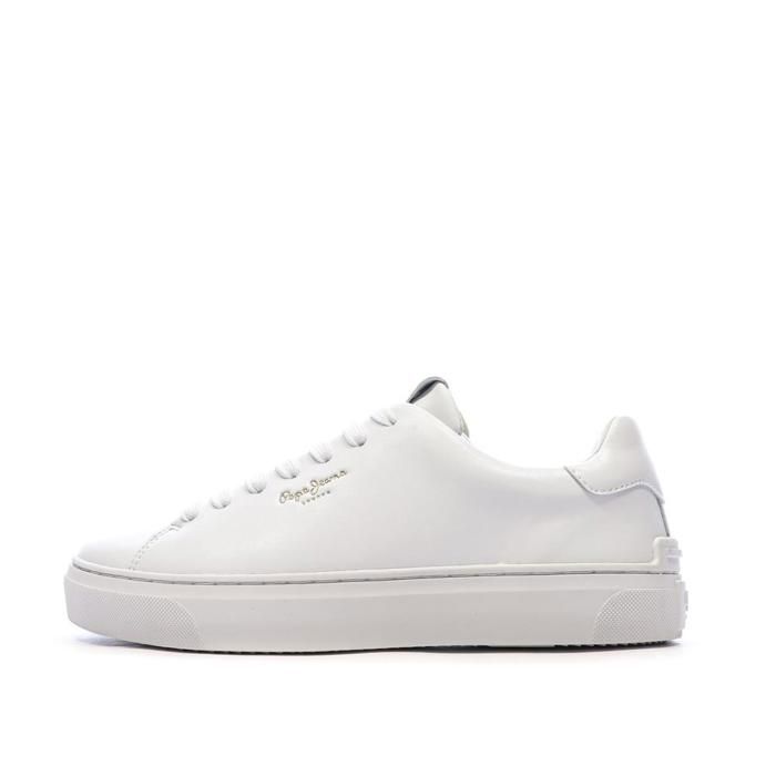 Pepe Jeans Baskets Blanches Femme Pepe jeans Camden Classic