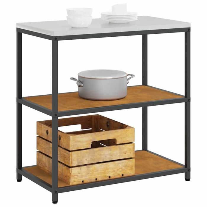 MGH - TOP Meuble modulaire/Étagère de rangement de cuisine - avec étagère Rouillé LLV1172