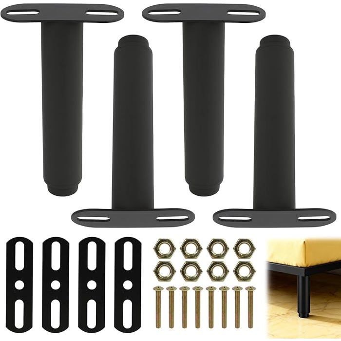 MUXHEL Lot De 3 Supports A4 Réglables En Hauteur Acier Inox – Présentoirs Publicitaires Affichage Noir Stable 38-60 Cm