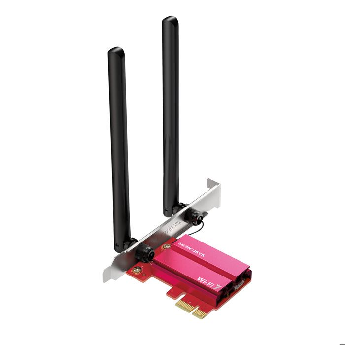 Mercusys MA37BE V1 Adaptateur réseau PCIe Wi Fi 5 Wi Fi 6 Wi Fi 7 Bluetooth - vue 3