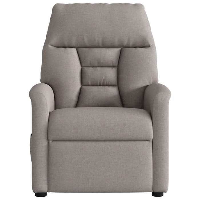 Fauteuil inclinable en tissu - vidaXL - Taupe - 72x90x99 cm - Inclinaison manuelle 135° - Repose-pieds réglable