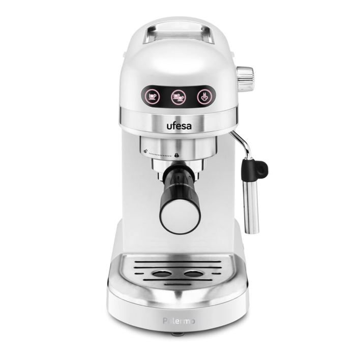 Machine à café moka - Ufesa - PaleRmo 20B - Thermoblock - Bras blanc - Voyage - 1.4 litres - Thermique - Acier - Coloré
