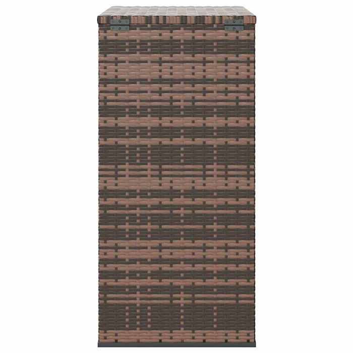 Sale 2026 Coffre à coussins de jardin - BURKE - grande espace - Résine tressée 100x49x1035cm - Marron CC66