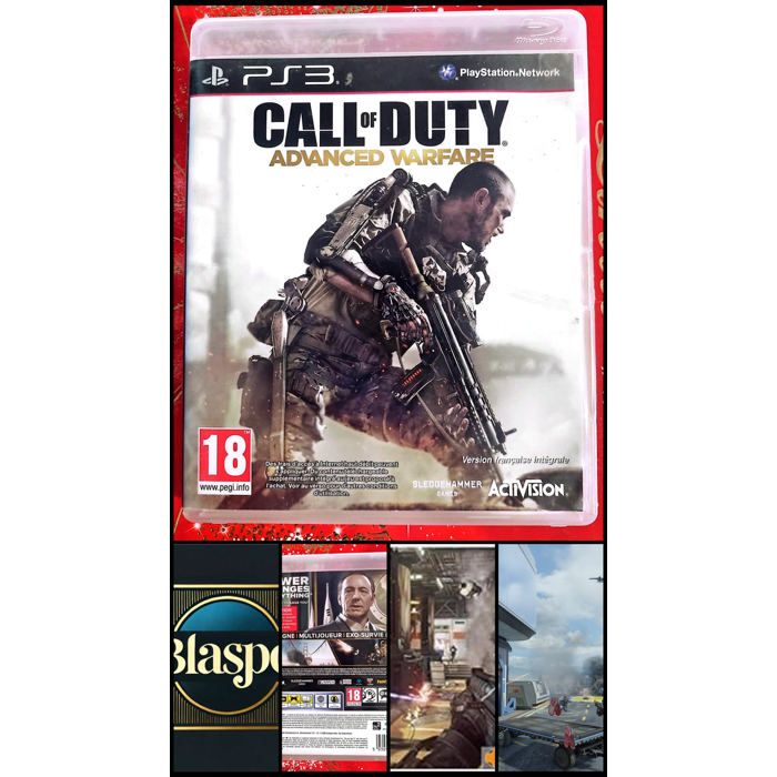 Activision Call Of Duty Advanced Warfare Jeu PS3 PlayStation 3 Fps Action Guerre Futuriste Multijoueur Pegi 18 Version Française