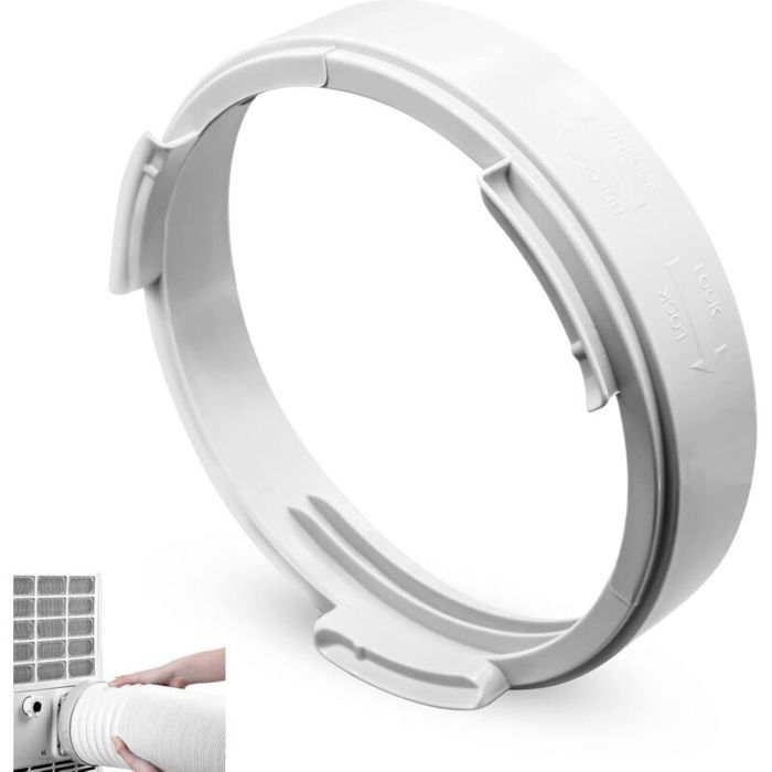 Coupleur Tuyau Clim Mobile 53 – Adaptateur Fenêtre Étanche & Facile à Installer