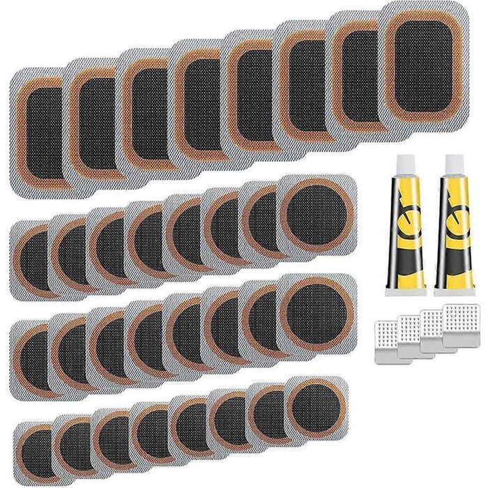 Kit de réparation pneus vélo Kits chambres à air pour