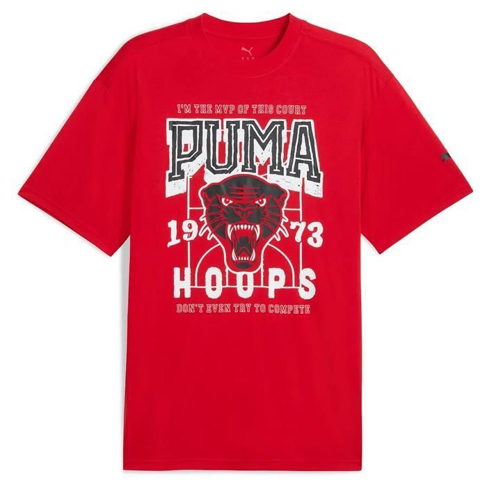 T-shirt Homme PUMA Rival Rage Imprimé Rouge