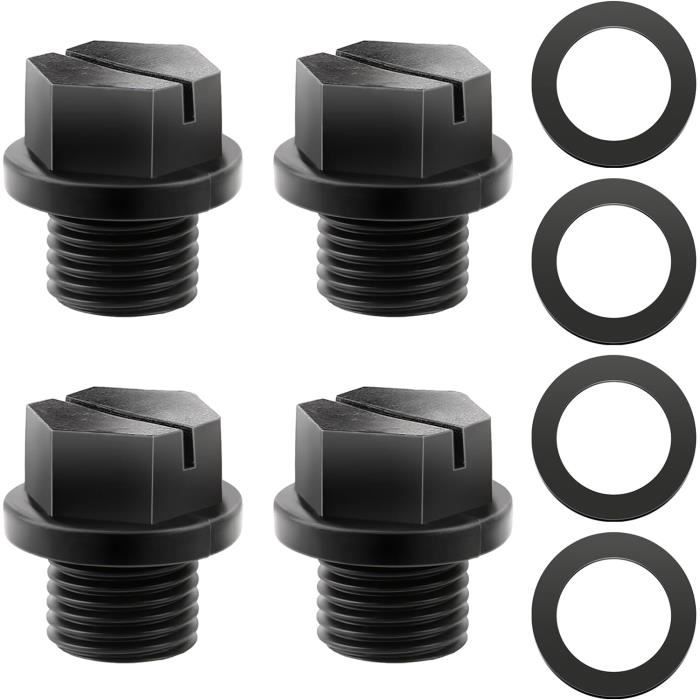 Lot De 4 Bouchons De Vidange En Laiton Massif NPT 1/2 Pouce – Pour Bateau, Compatibles Avec La Plupart Des Coques – Anti-corrosion