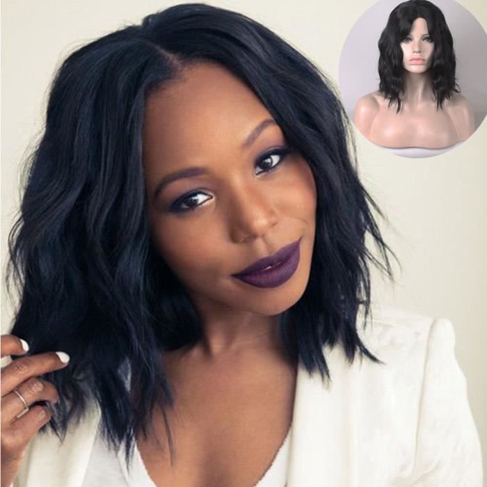 Perruque Carre Noir Cdiscount Les perruques châtain ou brunes, au carré ou avec cheveux longs frisés, sont discrètes et naturelles. perruque carre noir