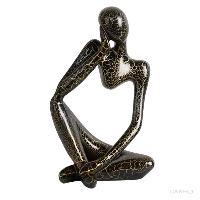STATUETTE,Type B--Statue en résine de grès, Sculpture abstraite de