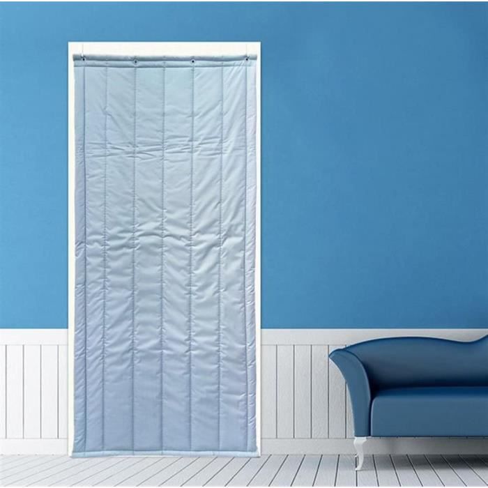 Rideau De Porte Isolant Thermique Magnétique 100x230cm - Contre Le Froid Hiver Isolation Phonique