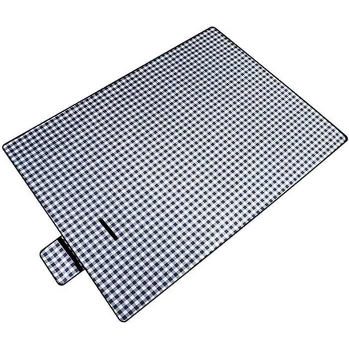 Couverture de pique-nique pliable à carreaux de velours colorés 200x150 Couverture de pique-nique pliable à carreaux de velours colorés 200x150