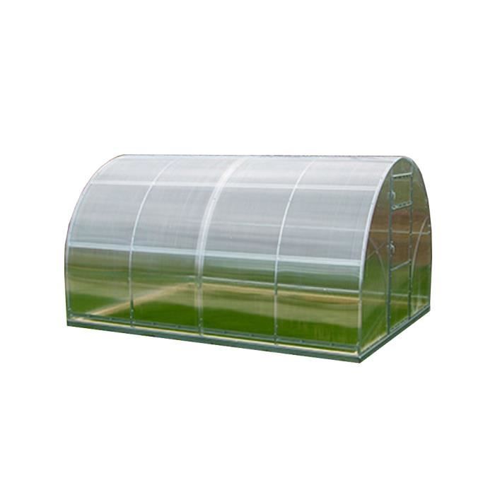 Westmann Serre acier Sigma 18 m² argent 600x300 cm