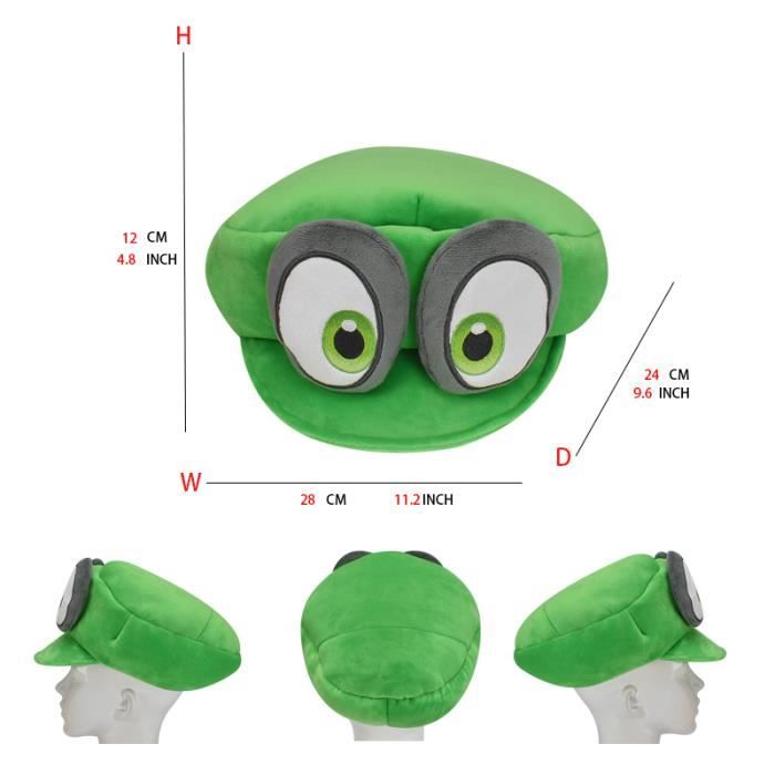 Chapeau Cappy vert Jouets en peluche Mario Princesse Luigi Crapaud peche Diddy Kong Koopa Troopa Bowse Cdiscount Jeux Jouets
