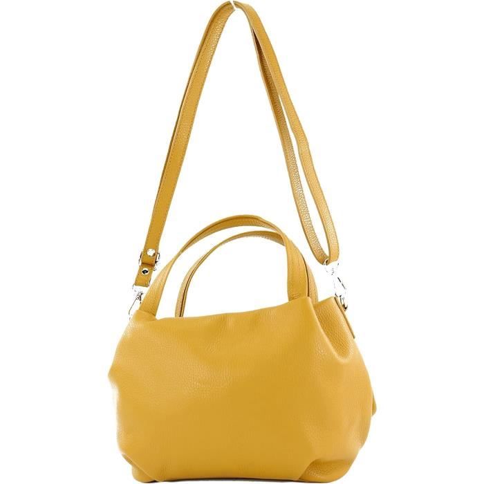 Petit sac jaune moutarde top