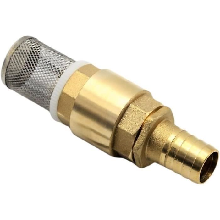 Raccord clapet anti retour 12mm tuyau PE camping car caravane