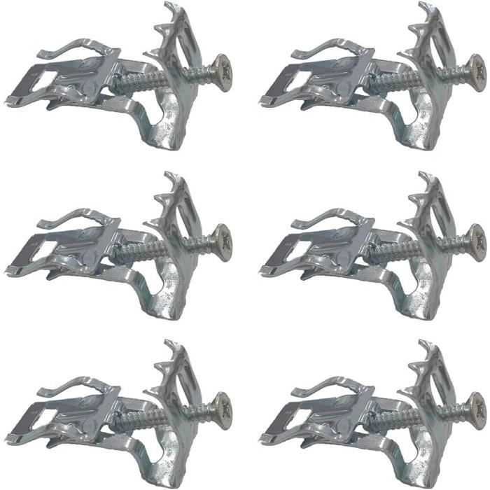 Lot De 6 Crochets De Fixation Pour Évier De Cuisine Inox Encastré[J2585 ...