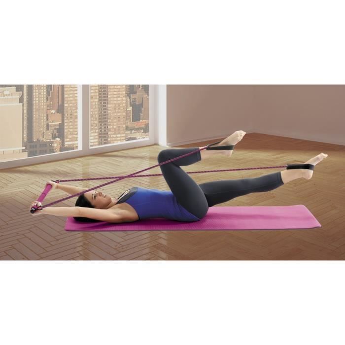 Entrainement Interieur Aptitude Tubes Portable Pilates Studio Violet Cdiscount Sport