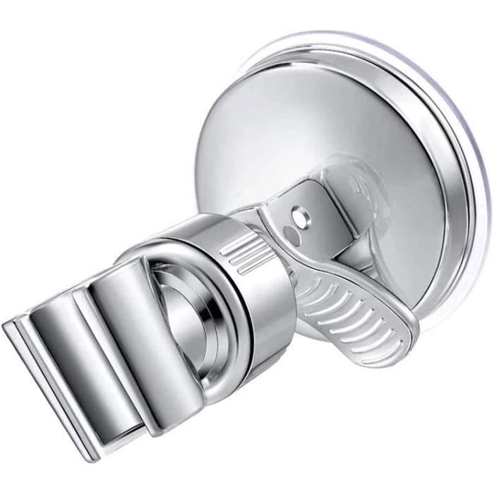Portepommeau de Douche réglable, Ventouse de la Salle de Bain Support de Pomme de Douche de