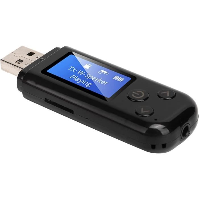 Adaptateur Usb Bluetooth, Écran Lcd Bluetooth 5.0 Avec Adaptateur De