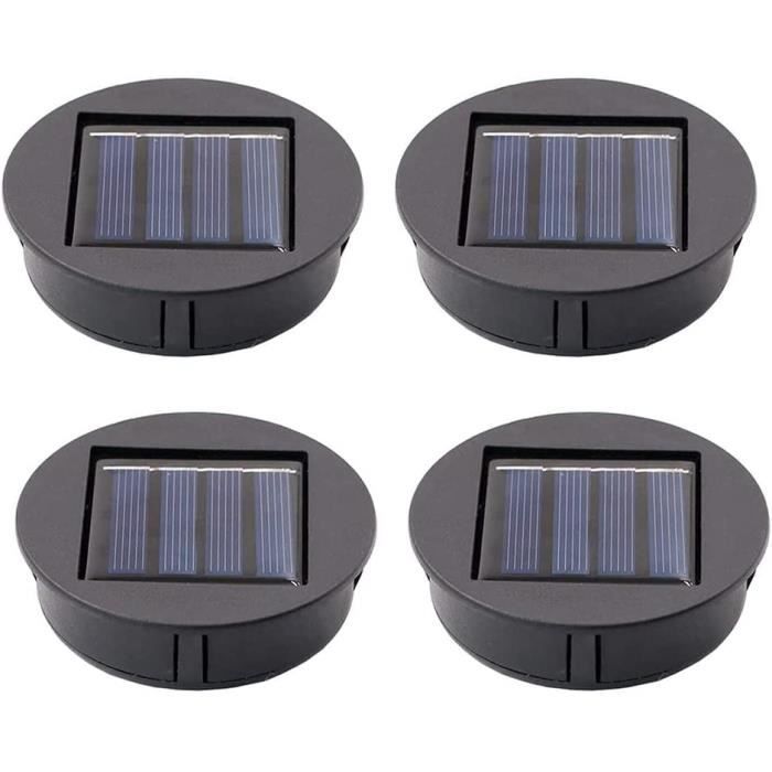 Lot De 2 Lampes Solaires De Rechange - 30 LED Jaune Chaud, IP55, Pour Décor Jardin Extérieur