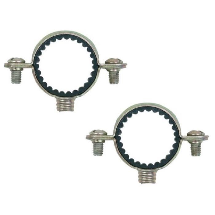 48 Pièces Colliers De Serrage Support U PVC - Fixation Tuyaux 25mm, Cuisine Salle De Bain Extérieur