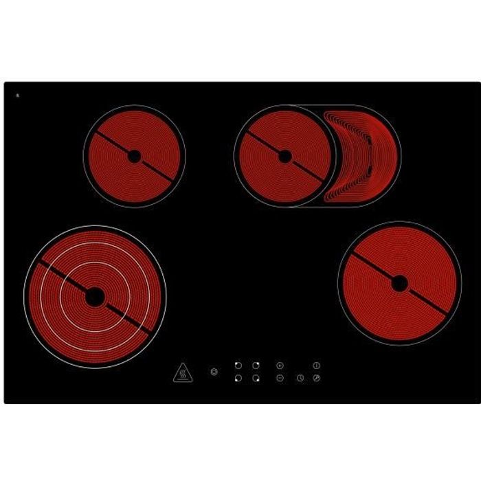 Table De Cuisson Électrique Respekta Domino KM 9111EN Inox - 2 Plaques 1000W + 2000W - Encastrable