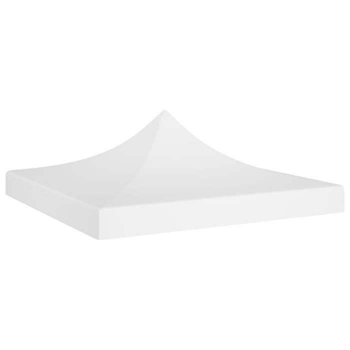 1154•{SUPER} SALE Toit de tente de réception 2x2 m Blanc 270 g-m² - Tonnelle Chapiteau Pour Jardin résistant à leau