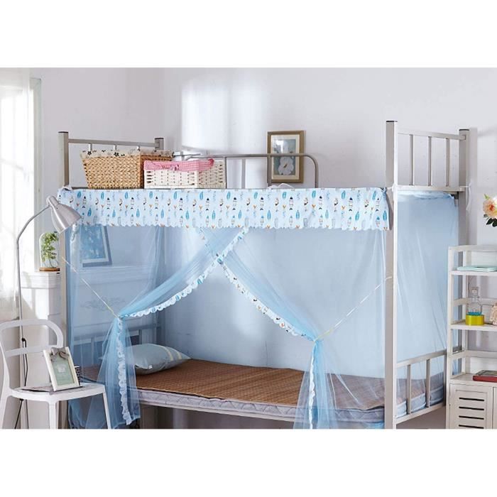 Moustiquaire De Lit – 200x90x180cm – Verte – Facile à Installer – Camping