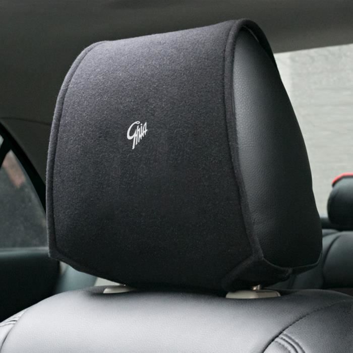 Coussin D'appui-tête Cervical Universel Pour Voiture - Noir, Design Ergonomique, Neuf