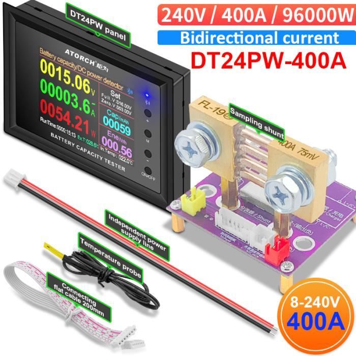 Testeur De Batterie Numérique BT173 - Afficheur LED Pour Piles AAA/AA/C/D/9V/12V Etc.