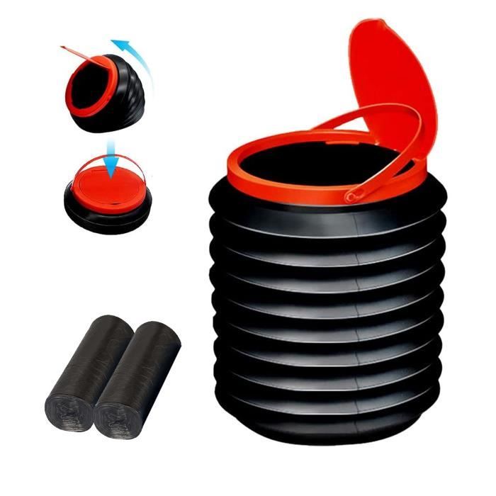 Poubelle de voiture BIQIQI Poubelle Pliable Portable 4L