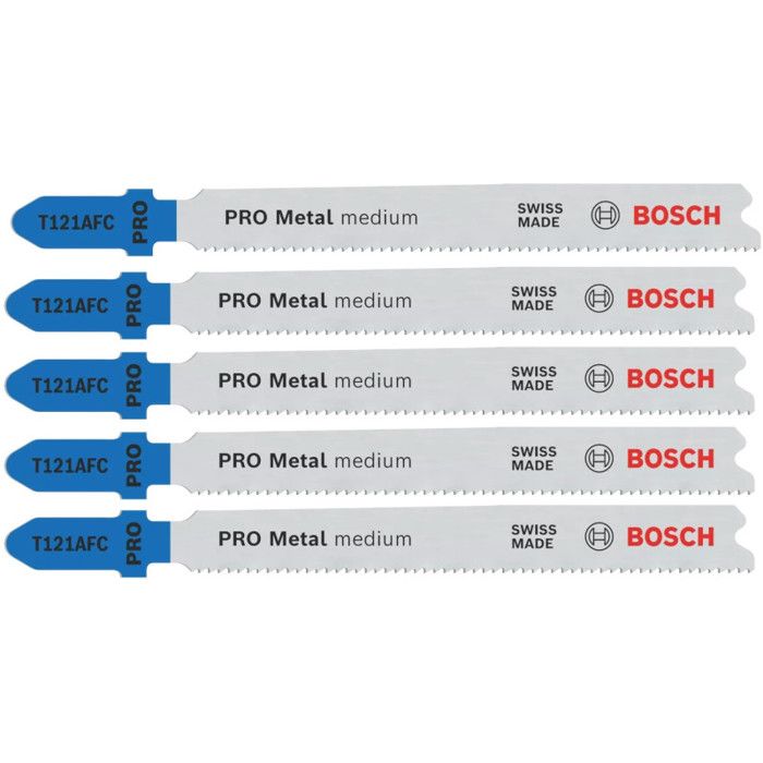 Lot De 5 Lames De Scie Sauteuse T118A – Coupe Du Métal Facile Et Nette