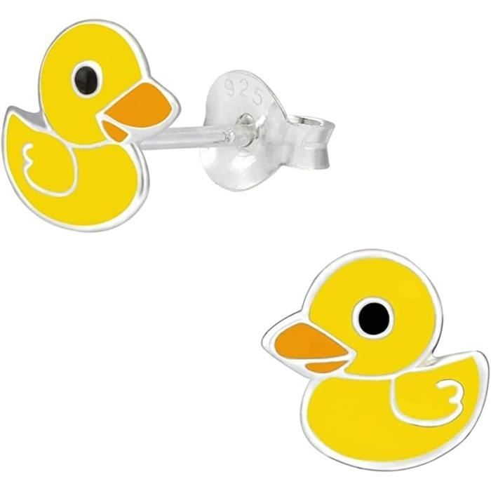 Boucles D'oreilles Clous Hibou (Hoot) Pour Bébé/enfant - Argent Sterling 925, Zircones Violettes