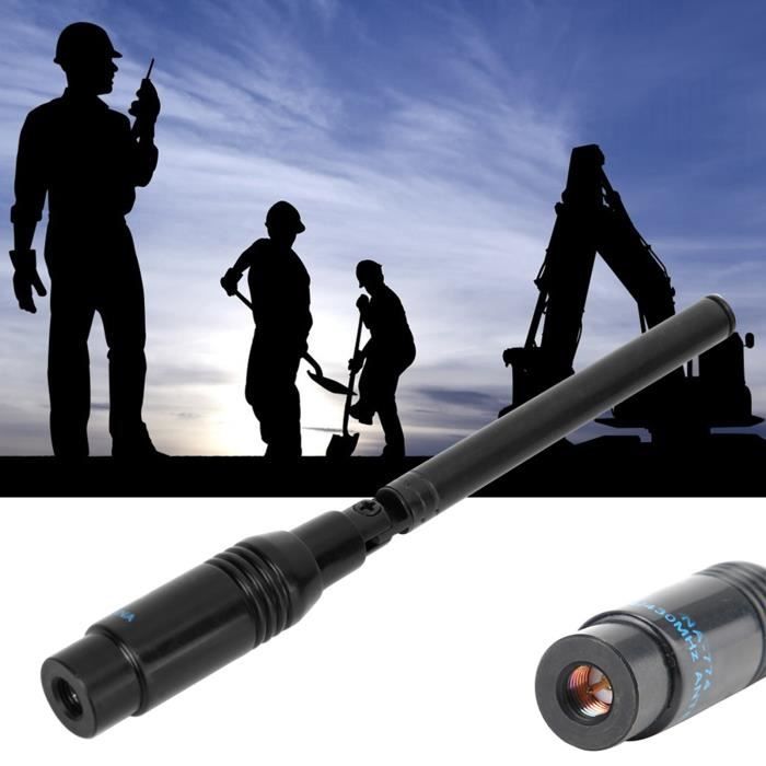 Antenne Télescopique VHF/UHF Double Bande SMA-F Pour Talkie-walkie - Marque LINCHO, Modèle RH770, Neuve
