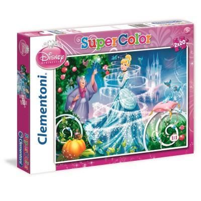 Puzzle 2 x 20 pièces : Princesses Disney : La t… - Cdiscount Jeux - Jouets